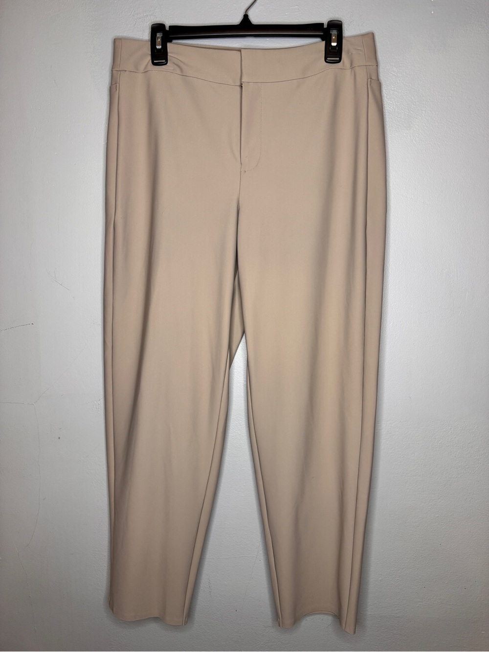Athleta Stellar Trouser Khaki Pants, Size 12 Stretch
